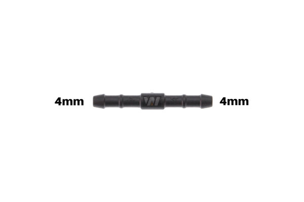 WamSter&reg; | Schlauchverbinder Pipe Connector 4 mm Durchmesser