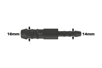 WamSter&reg; | Schlauchverbinder Pipe Connector Reduziert 16mm 14mm Durchmesser