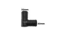 WamSter&reg; L Schlauchverbinder 90&deg;-Winkel Pipe Connector 32mm Durchmesser